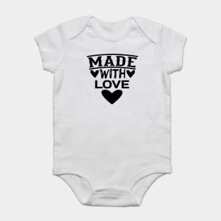Made with Love, Made for each other Baby Bodysuit